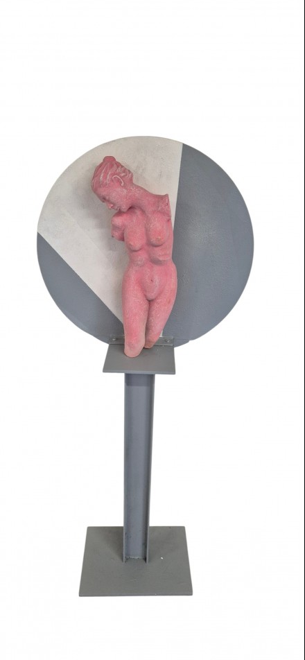 NUDO ROSA CERCHIO DI FONDO 